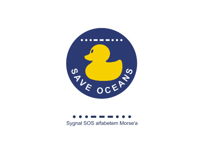 Projektowanie logo dla firm,  Yellow Duck - Clean Oceans, logo firm - Dommie